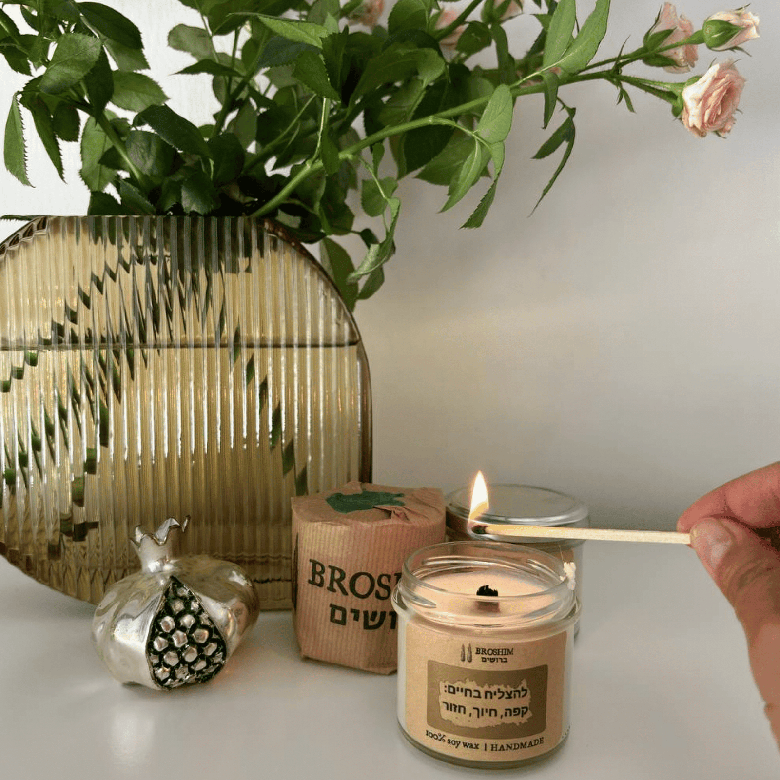 Свечи с уникальными ароматами и деревянным фитилём, созданные в Израиле 6